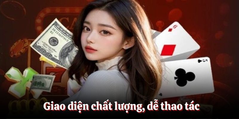 Giao diện chất lượng, dễ thao tác